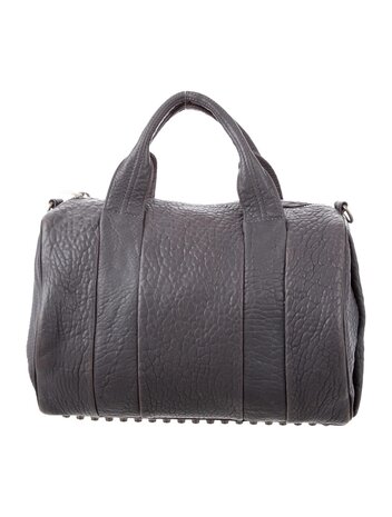 Alexander Wang pebbled Rocco duffel