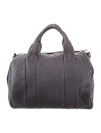 Alexander Wang pebbled Rocco duffel