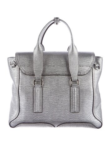 3.1 Phillip Lim Medium Pashli satchel metallic zilver